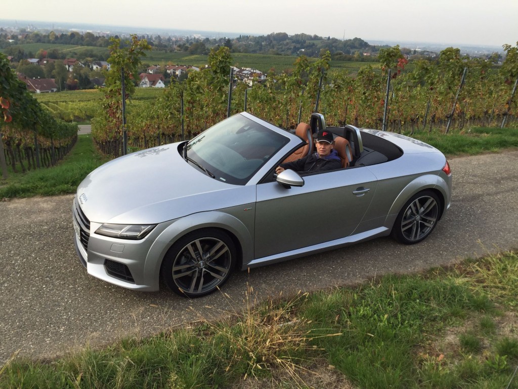 Audi TT Roadster mit Autotester Friedbert