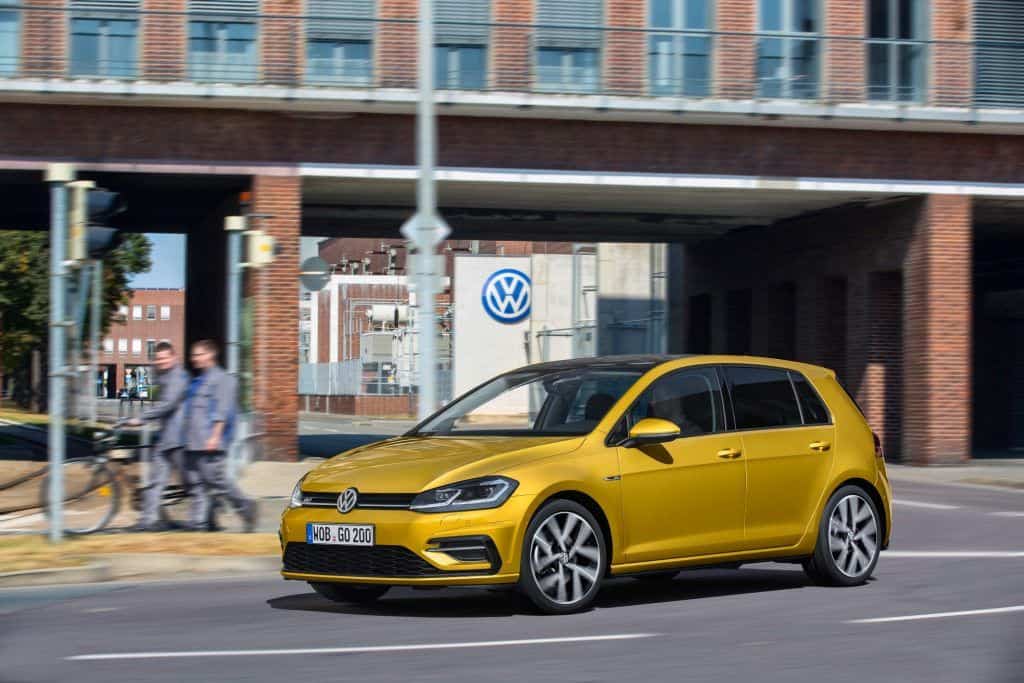 VW Golf Modelljahr 2017 Seitenansicht