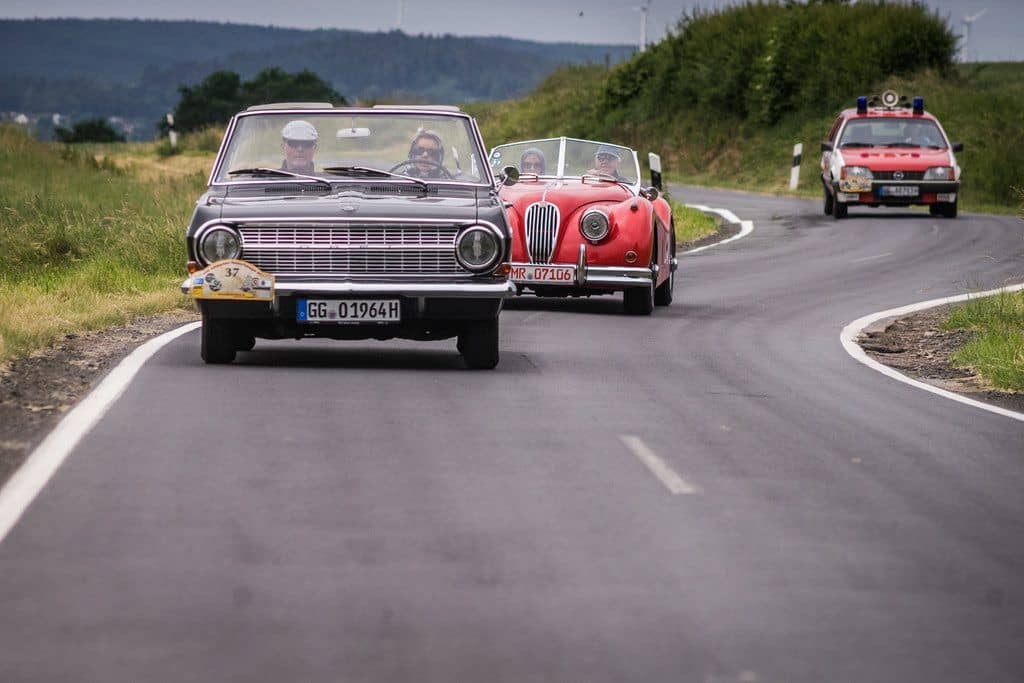 Opel bei der 23. ADAC-Oldtimerfahrt Hessen-Thüringen.