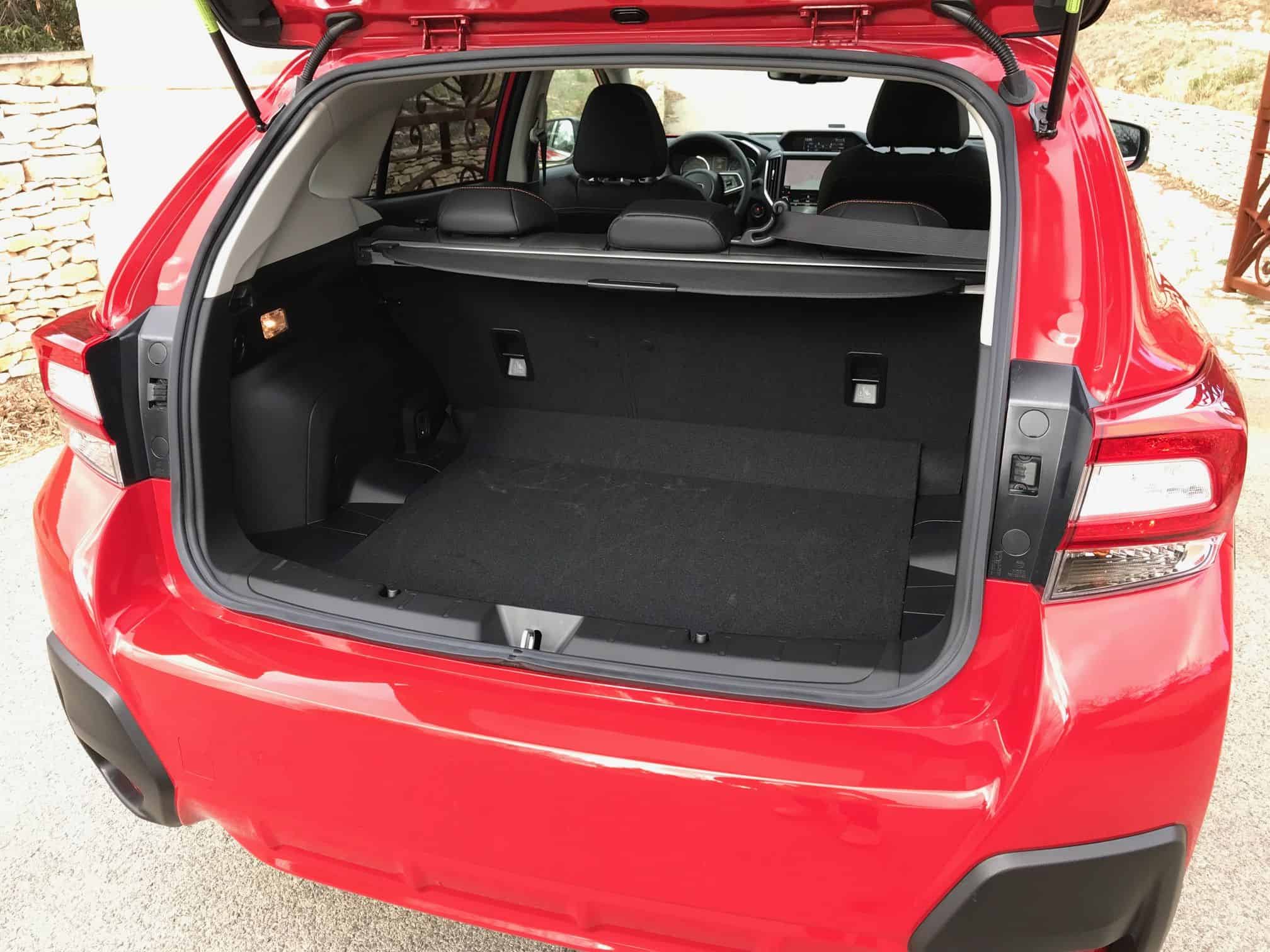 Subaru XV, Kofferraum