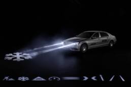 Digital Light des Mercedes-Maybach S-Klasse.