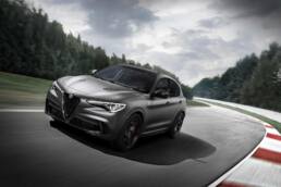 "Glücksklee" mit 510 PS auf der Auto China 1 Der Stelvio Quadrifoglio feiert Asien-Premiere auf der Auto China in Peking.