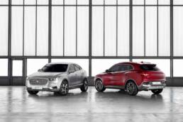 Borgward BX6 TS (l.) und BX5.