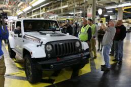 Der letzte Jeep Wrangler der Modellgeneration JK.