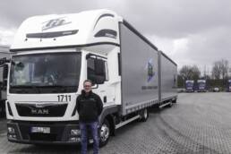 MAN TGL mit der exklusiv für L.I.T. hergestellten Dachschlafkabine Efficiency Cab.