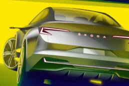 Škoda zeigt erste Skizzen der rein elektrischen Konzeptstudie in Genf 3 der-Autotester