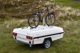 Faltcaravanhersteller Camplet bringt zwei neue Modelle 10 Camplet mit Fahrradträger