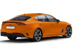 Kia Stinger in Neonorange