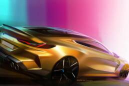 BMW bringt neuen Hochleistungs-Sportwagen 2 Der neue BMW M8 - Designskizzen (06/2019)