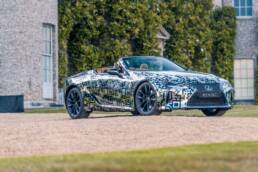 Das Lexus LC Cabriolet wird gebaut 1 Lexus LC Cabriolet getarnt