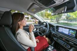 Erprobung der intelligenten Geschwindigkeitsregelanlage SCC-ML von Hyundai.