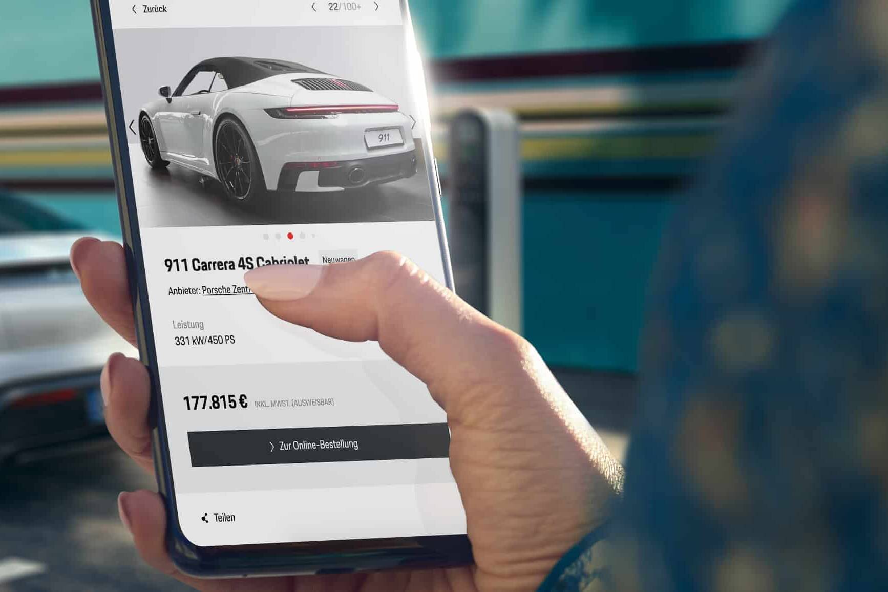 Einen Porsche kann man auch online kaufen.