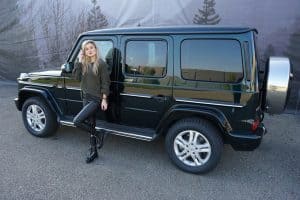 Mercedes G-350 Diesel: Luxus-Hardcore-SUV, Nina Weizenecker