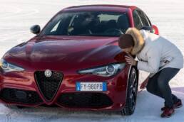 Mit der neuen Alfa Romeo Giulia Q4 „Veloce Ti“ (280 PS) - auf Schnee und Ice - Fahrbericht im Video 5 Alfa Romeo Giulia Q4 „Veloce Ti“, Dr Friedbert Weizenecker