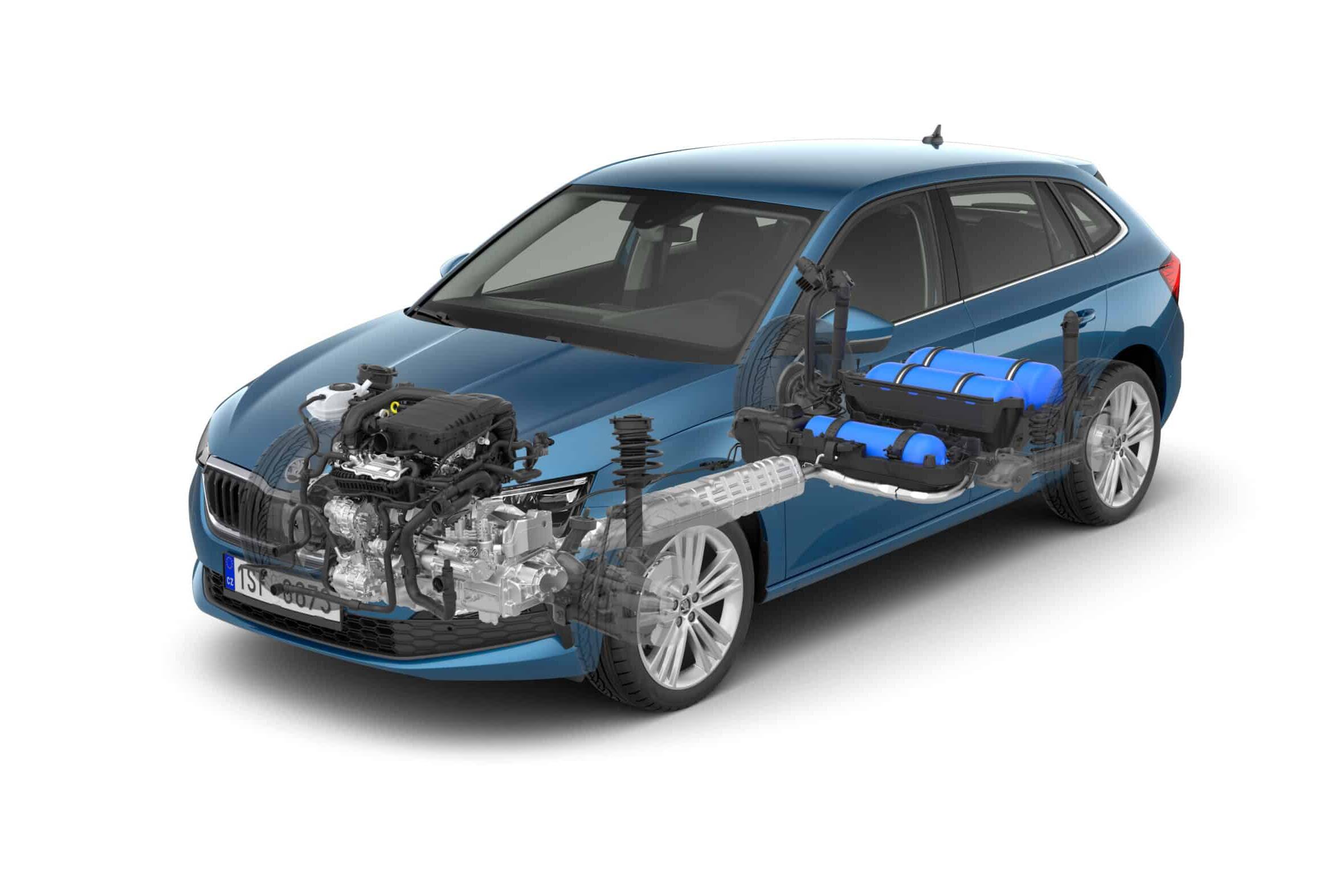Erdgasantriebe in den Škoda G-TEC-Modellen bis 50 Prozent niedrigere Kraftstoffkosten