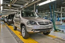Produktion des Lada Niva.