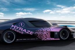 So oder so ähnlich könnten die Wasserstoff-Rennwagen der geplanten Hyraze-Motorsportserie aussehen, für die HWA und Schaeffler die technische Basis liefern.