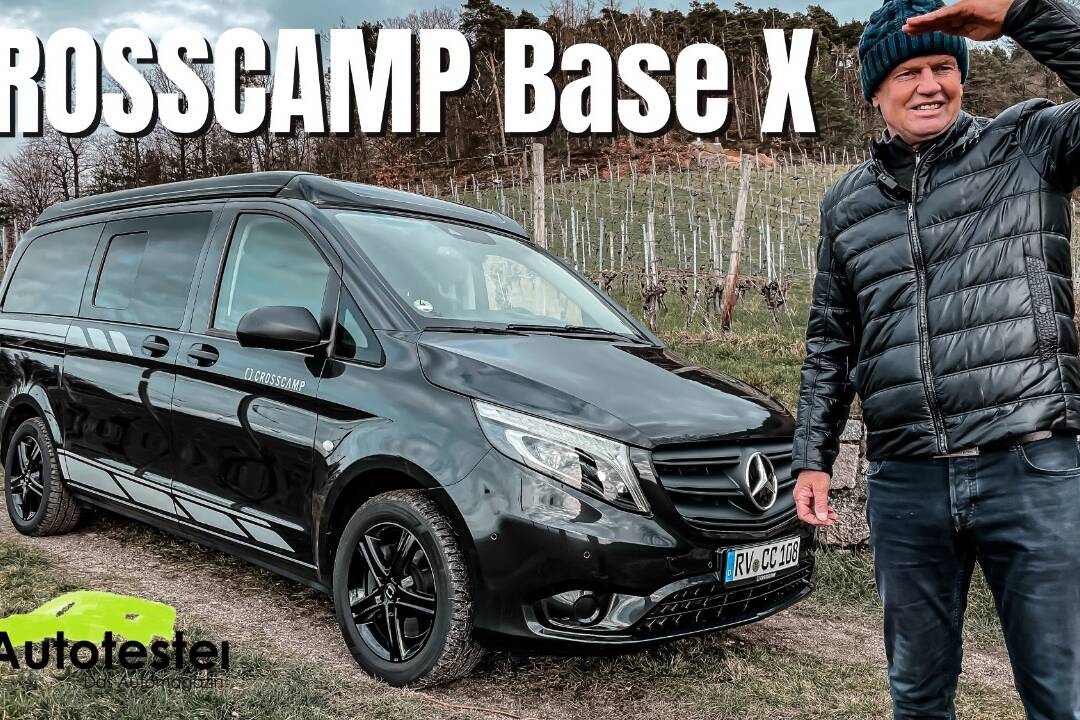 Neuer Crosscamp Base X (2023) - Allrad-Campervan auf Mercedes Basis mit AHK serienmäßig