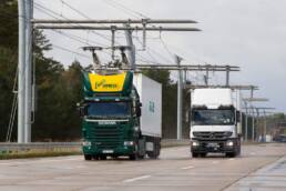 Heidelberger Umweltinstitut: Elektro-Oberleitung für Brummis vielversprechend