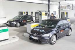 Neue Benzinsorte soll 20 Prozent weniger CO2 ausstoßen 2 Der Blue Gasoline soll 20 Prozent weniger CO2 ausstoßen.