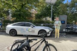 Toyota Mirai mit H2-Antrieb