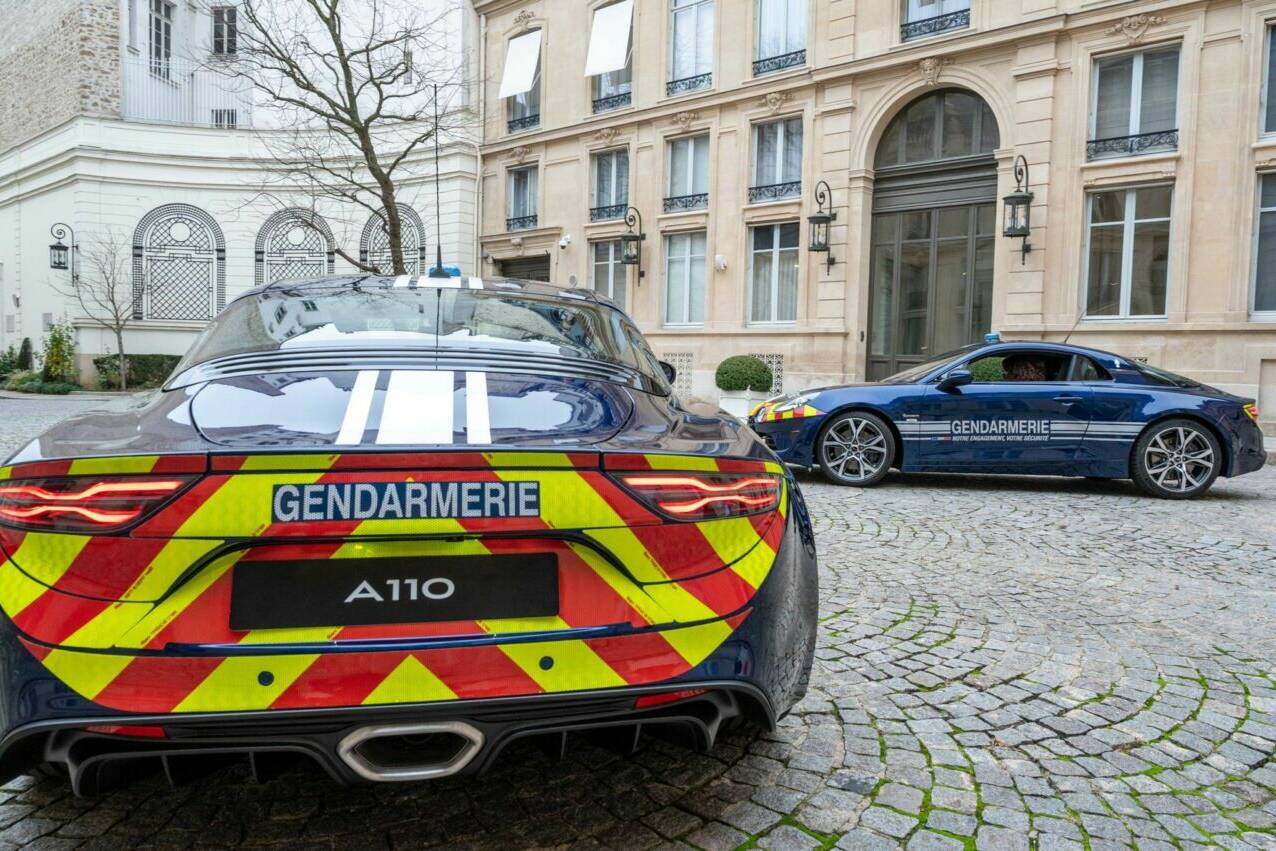 Schneller als die französische Gendarmerie erlaubt Alpine A110