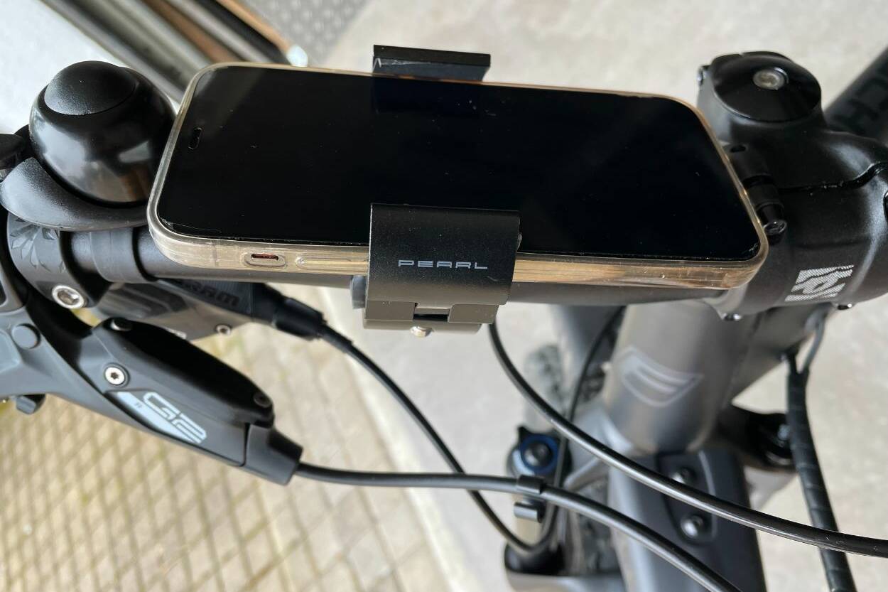 Bike-Smartphone-Halterung von Pearl unter der Lupe