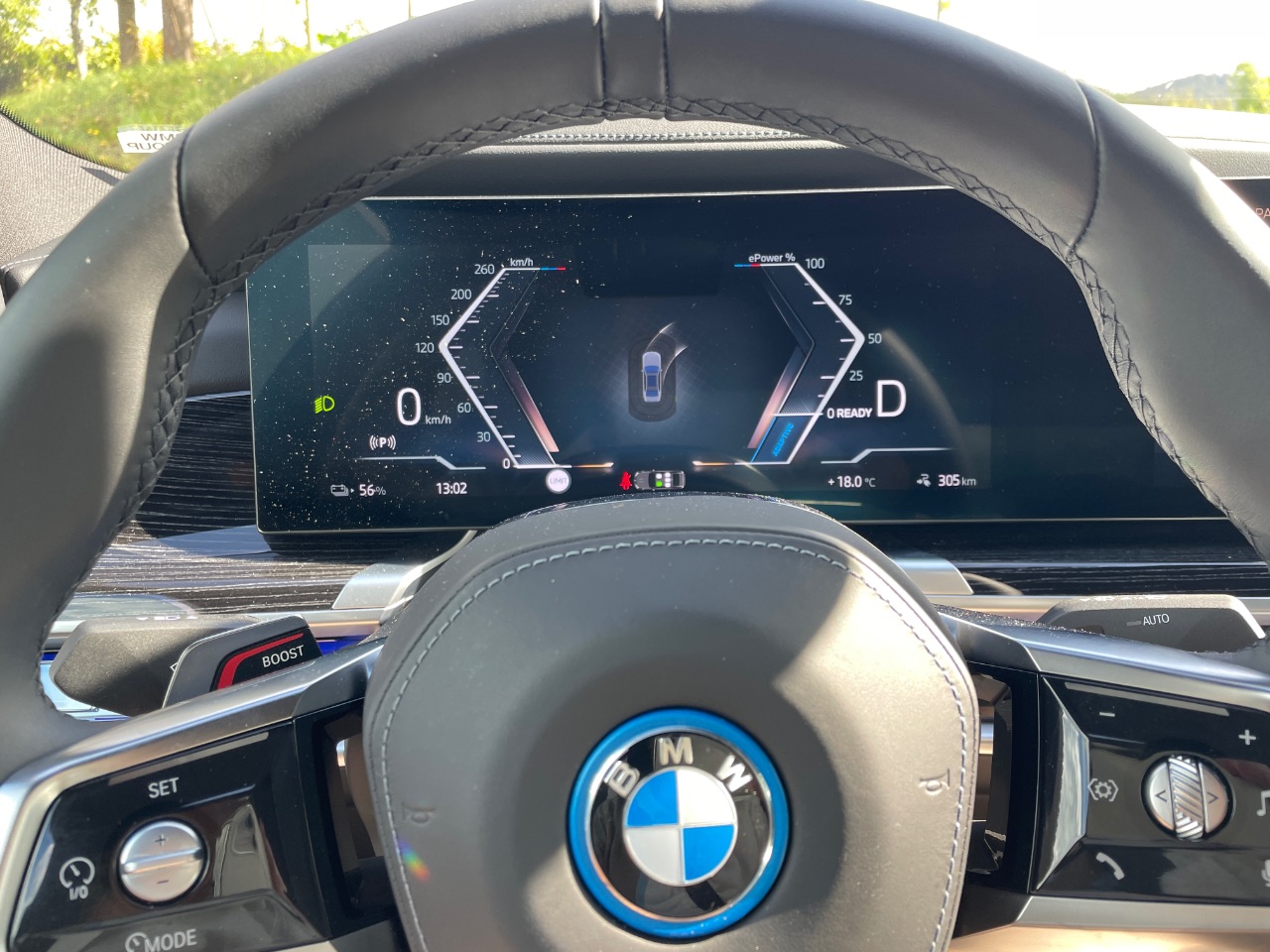 BMW i7 Lenkrad