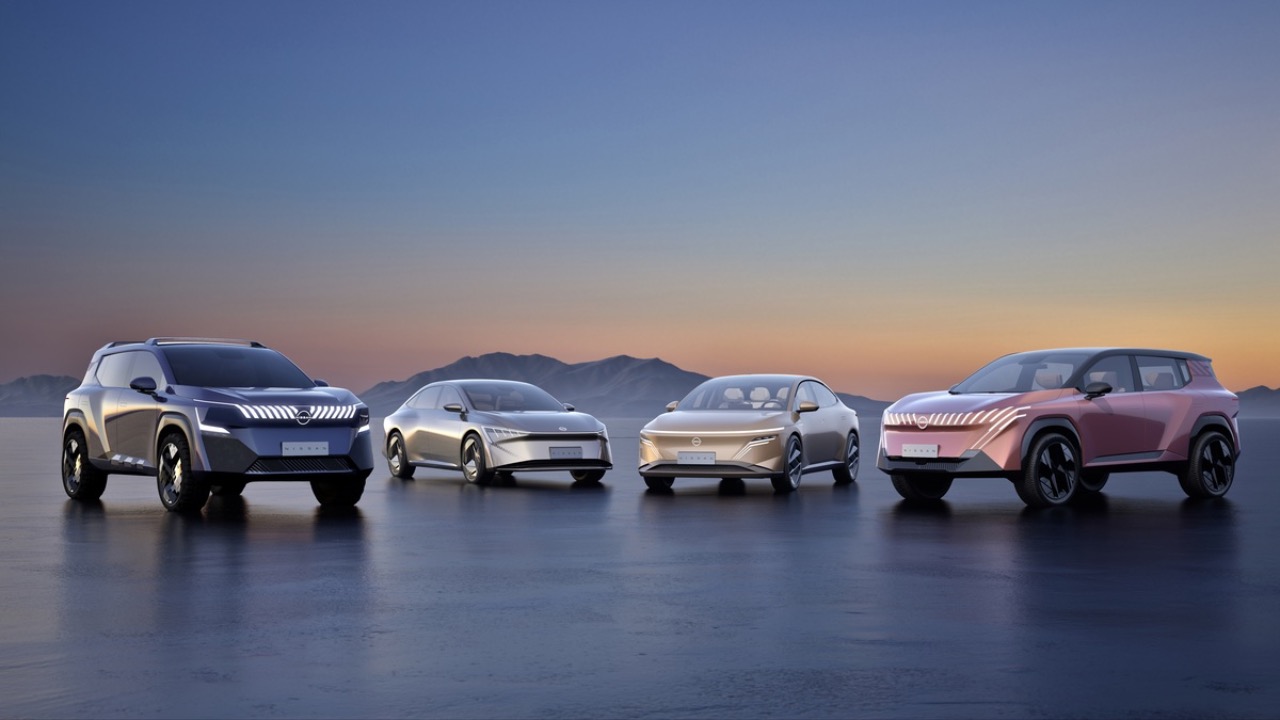Die 4 Konzeptfahrzeuge von Nissan und Dongfeng