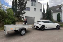 KIA EV6 GT-Line mit faltbarem Anhänger