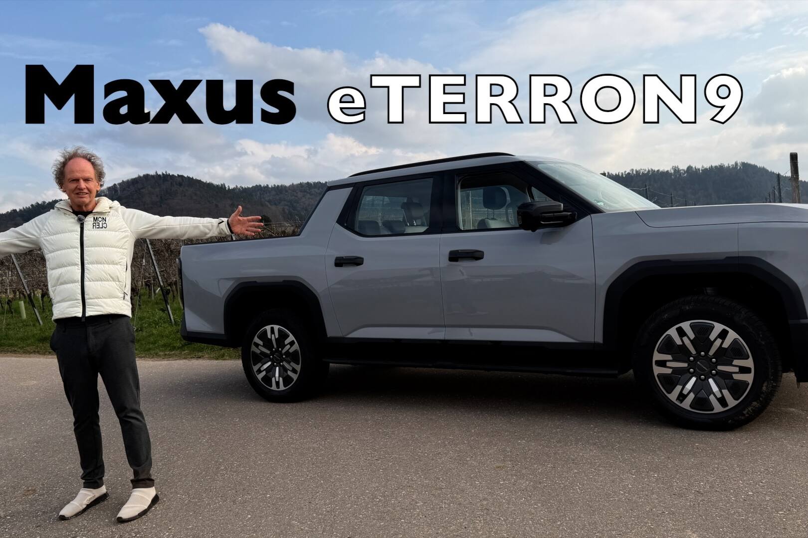 Der aktuell einzige Elektro-Pickup in Deutschland! Maxus eTerron 9 im Test 1 Maxus eTerron 9 und Friedbert von der-Autotester